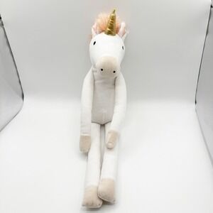 Pillowfort White Unicorn Plush w/ Gold Horn Plush 20” Stuffed Animal